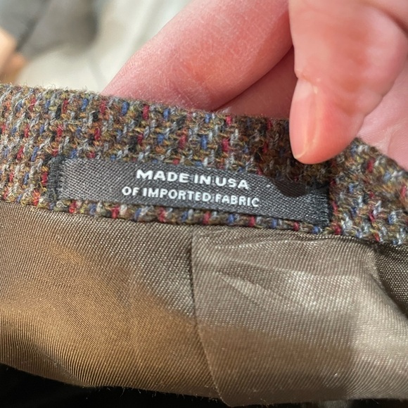 Austin Reed Men's Suit Coat Brown Tones Size 50XL - Picture 5 of 9